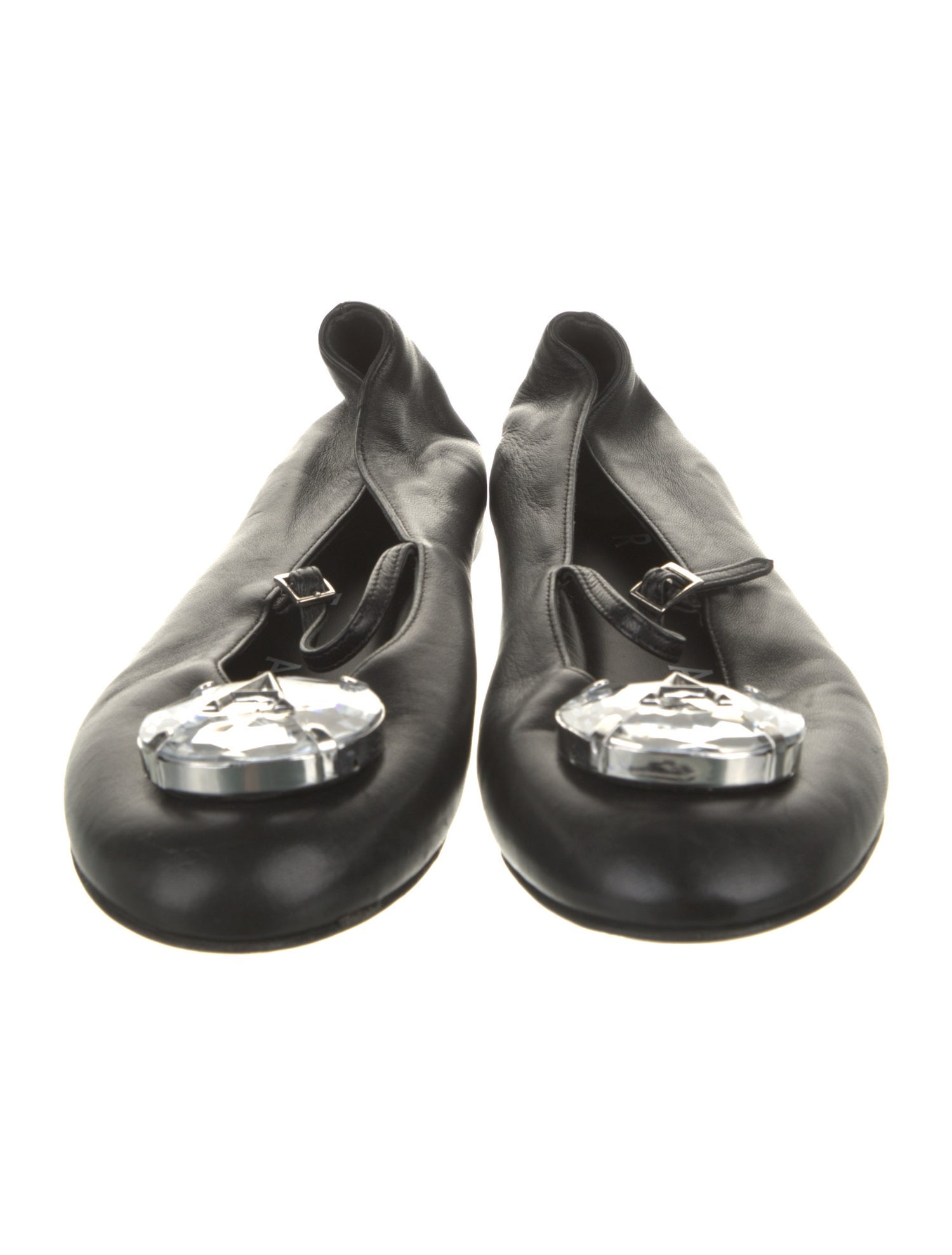 Area Leather Ballet Flats